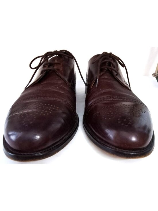 Johnston & Murphy Men\'s 9.5 Cellini Brown Oxford Shoes main image 9